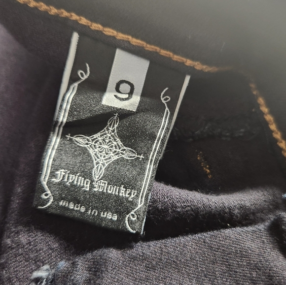 NWT Women's Flying Monkey Denim Leggings - Picture 3 of 6